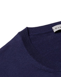 Мужской темно-синий свитер от Caruso