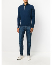 Мужской темно-синий свитер от C.P. Company