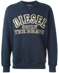 Мужской темно-синий свитер от Diesel