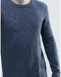Мужской темно-синий свитер от Dr. Denim