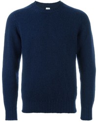 Мужской темно-синий свитер от E. Tautz