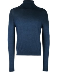 Мужской темно-синий свитер от Emporio Armani