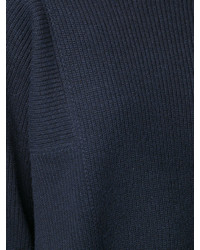 Женский темно-синий свитер от Helmut Lang