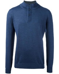 Мужской темно-синий свитер от Fay