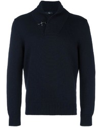 Мужской темно-синий свитер от Fay