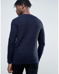 Мужской темно-синий свитер от French Connection