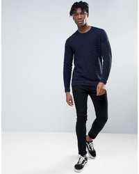 Мужской темно-синий свитер от French Connection