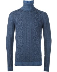 Мужской темно-синий свитер от Jacob Cohen