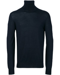 Мужской темно-синий свитер от Jil Sander