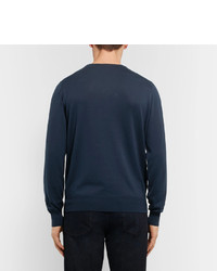 Мужской темно-синий свитер от Canali