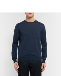 Мужской темно-синий свитер от Canali
