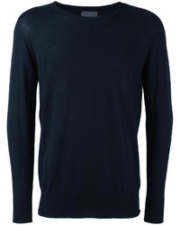Мужской темно-синий свитер от Laneus