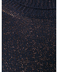 Женский темно-синий свитер от Etro