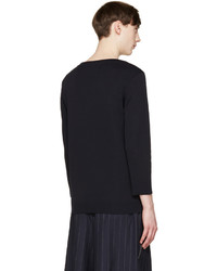 Мужской темно-синий свитер от Juun.J