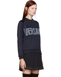 Женский темно-синий свитер от Versace