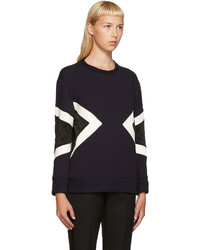 Женский темно-синий свитер от Neil Barrett