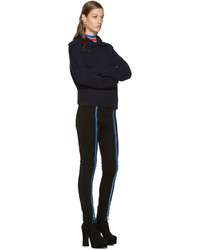 Женский темно-синий свитер от Carven