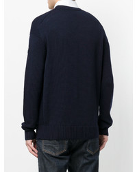 Мужской темно-синий свитер от Rossignol