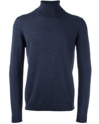 Мужской темно-синий свитер от Roberto Collina