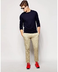 Мужской темно-синий свитер от Asos