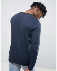 Мужской темно-синий свитер от Pull&Bear