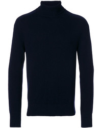 Мужской темно-синий свитер от Tomas Maier