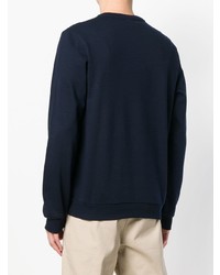 Мужской темно-синий свитшот с вышивкой от Paul & Shark