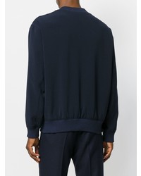 Мужской темно-синий свитшот с принтом от Kenzo