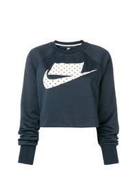 Женский темно-синий свитшот с принтом от Nike
