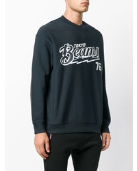 Мужской темно-синий свитшот с принтом от Champion