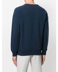 Мужской темно-синий свитшот с принтом от Ron Dorff