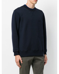 Мужской темно-синий свитшот от Lanvin