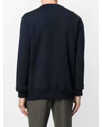 Мужской темно-синий свитшот от Lanvin