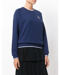 Женский темно-синий свитшот от Kenzo