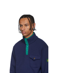 Мужской темно-синий свитшот от Aimé Leon Dore