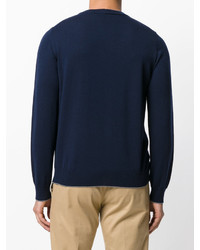 Мужской темно-синий свитшот от Eleventy