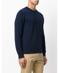 Мужской темно-синий свитшот от Eleventy