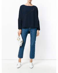 Женский темно-синий свитшот от Steffen Schraut