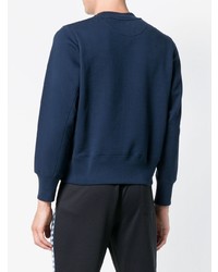 Мужской темно-синий свитшот от Wales Bonner