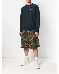 Мужской темно-синий свитшот от Champion