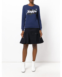 Женский темно-синий свитшот от Kenzo