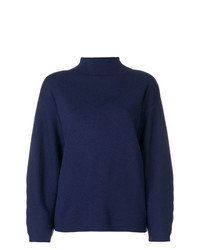 Темно-синий свободный свитер от Aspesi