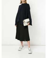 Темно-синий свободный свитер от MRZ