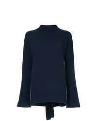 Темно-синий свободный свитер от Ellery