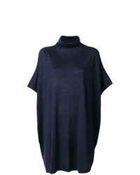 Темно-синий свободный свитер от Jean Paul Knott
