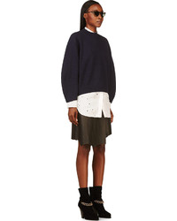 Темно-синий свободный свитер от 3.1 Phillip Lim