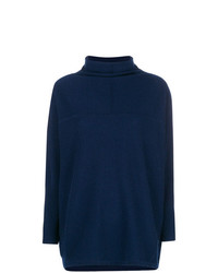 Темно-синий свободный свитер от Philo-Sofie