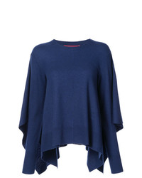 Темно-синий свободный свитер от Sies Marjan