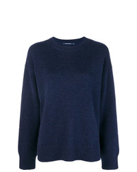 Темно-синий свободный свитер от Sofie D'hoore