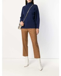 Темно-синий свободный свитер от Aspesi